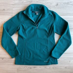 Eddie Bauer Quarter Zip Fleece Pullover Sweater XS